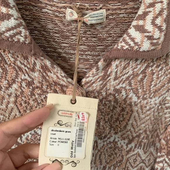 ODD Molly Anthropologie Grandma Sweater Ja… - Picture 3 of 6